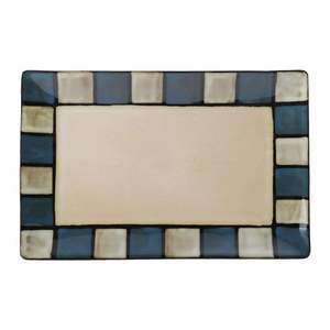 Rectangle de plateau de service en bois sculpté à la main antique de qualité supérieure personnalisé pour la cuisine à domicile et la table à manger. - Product Image 1