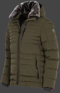 Veste matelassée unisexe personnalisée de haute qualité, respirante, en toile, style formel avec fermeture à boutons, imperméable - Product Image 2