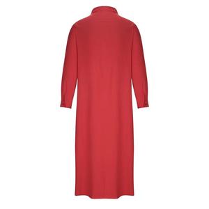 Thobe pecho bolsillo hombres Jubba verano poliéster manga larga suelta ajuste hasta el suelo nueva moda qatarí caliente musulmán hombre Abaya - Product Image 3