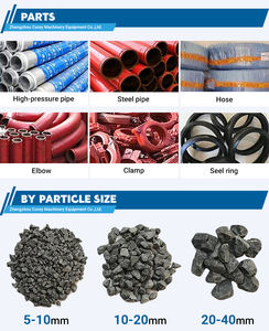 Pompe à béton mobile Corey durable, portable, 30m³/h, diesel, pour béton et ciment - Product Image 5