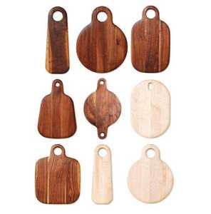 Tabla de cortar de madera de acacia maciza al por mayor, duradera e inteligente, bloque de cortar de palisandro, accesorio de cocina, uso doméstico - Product Image 1