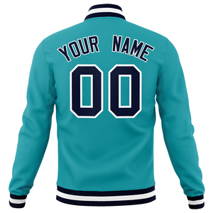 แจ็กเก็ตตัวแทนมหาวิทยาลัยที่ออกแบบได้เองพร้อมการปักสำหรับผู้ชายและผู้หญิงแจ็คเก็ตเลตเทอร์แมนสำหรับโรงเรียนมัธยม - Product Image 4