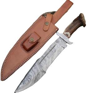 Couteau de poche pliant en acier Damas de qualité supérieure du meilleur fournisseur, design OEM personnalisé, nouveaux couteaux de chasse en plein air - Product Image 1