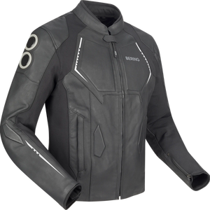 Veste de course en cuir de rue en cuir de vachette/kangourou perforé pour hommes, certifié CE - Product Image 1