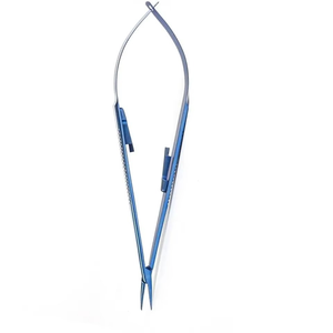 Micro-pinces manuelles en acier inoxydable Castroviejo, porte-aiguilles micro, pinces, instruments chirurgicaux réutilisables pour usage général - Product Image 3