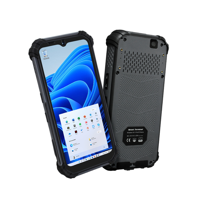 6.5 Inch Windows 11 Handheld Mobile Computer with 2D Barcode Scanning USB 3.0 Port Type-C Charge Rugged PDA Windows 11 Pro OS