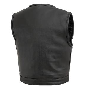 เสื้อกั๊กหนังผู้ชายคุณภาพสูงสำหรับฤดูร้อน เสื้อกั๊กหนังสำหรับขี่มอเตอร์ไซค์ กันลม กันน้ำ แบบมีรูระบายอากาศ เสื้อกั๊กสำหรับนักขี่มอเตอร์ไซค์ - Product Image 3