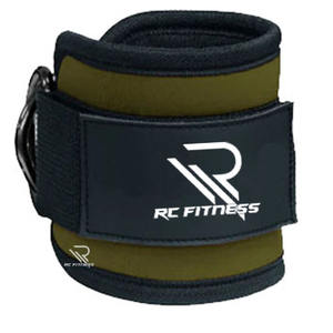 Correas de Tobillo de Cuero Transpirable con Doble Anillo en D, Protección Profesional para Entrenamiento en Gimnasio, Fortalecimiento de Piernas, Estiramiento de Glúteos - Product Image 2