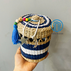 Emballage cadeau en jonc de mer tissé coloré Fournitures Ramadan avec accessoires complets faits à la main par Artex Thien Thanh - Product Image 1