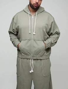 Conjunto de Sudadera con Capucha y Pantalones Deportivos Personalizados de Alta Calidad al por Mayor, Unisex, para Hombre y Mujer, con Logotipo Estampado, Transpirable, de Invierno, 100% Algodón - Product Image 3