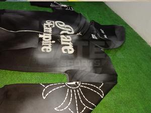 Sudadera con Capucha Unisex de Invierno, Estilo Vintage, Lavada, Decolorada por el Sol, con Logotipo Bordado Desgastado Personalizado, Forro Polar Grueso de Algodón, Cierre de Cremallera y Pedrería - Product Image 5