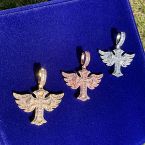 Fashion Hip Hop Pendant Luxury Iced Out Lab Grown <b>Jewelry</b> Diamond Charm Custom 925 Sterling Silver Pendant Necklace - Product Image 4