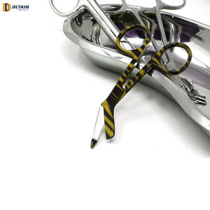 Tijeras de vendaje hechas a mano con logotipo personalizado de calidad superior de acero inoxidable, Kit Sutur, instrumento médico - Product Image 5