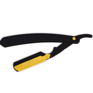 Meilleure qualité en acier inoxydable barbier bord droit coupe gorge rasoirs nouveauté pliant rasage rasoirs pour soins de la peau PC matériel - Product Image 6