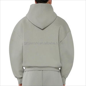 Custom Streetwear 100% Cotton Zipup Heavyweight Double <b>Zip</b> Hoodie Oversized Zipper Hoodies <b>Zip</b> <b>Ups</b> Custom Boxy <b>Zip</b> <b>up</b> Hoodie - Product Image 3