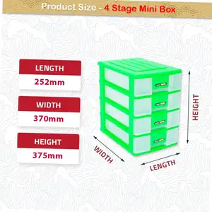 Malaysia Top Selling Wholesales PP plastic transparent stationary paper drawer desktop drawer organizer multipurpose storage