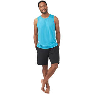 Mejor diseño sin mangas Fitness Gym Tank Top para hombres de alta calidad personalizado Logo impresión Venta caliente estilo casual - Product Image 1