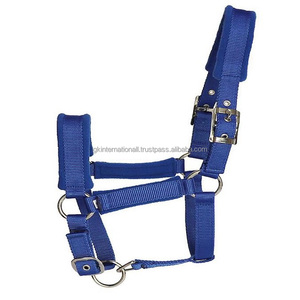 Atest llegada 2023 Equestrian ororse ccccessories holholesale eSign our wn ororse Ding iding uull ajustable 100% Nylon Horse Halter - Product Image 1