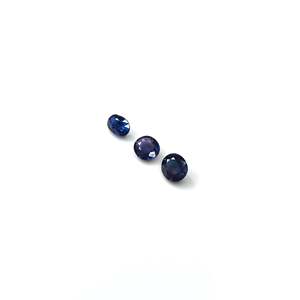 Saphir bleu naturel de Madagascar non chauffé, ovales, 3,65 carats, taille brillant, pierre précieuse en vrac, pierre facettée marquise - Product Image 2
