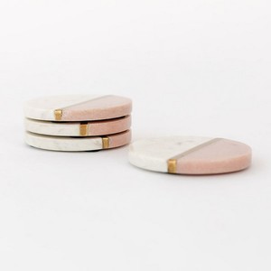 <b>Coaster</b> Set Bone Inlay Jewel <b>Black</b> Best Quality <b>Coasters</b> Sets Bone Inlay <b>Coasters</b> Kitchen & Table Top Bone Inlay Resin - Product Image 3