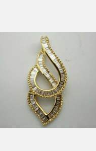 Pendentif chaîne de tennis en argent 925 classique 3mm Moissanite Diamond - Product Image 2