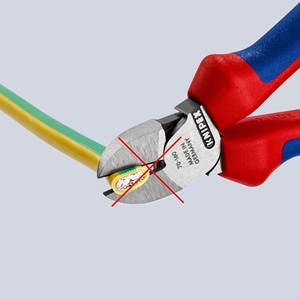 คีมตัดด้านข้าง KNIPEX ขนาด 160 มม. พร้อมหัวขัดเงาสำหรับด้ามจับหลายส่วนประกอบ 2 มม. - Product Image 3