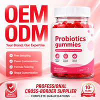 Probiotica Gummies voor vrouwen met cranberry & appelazijn |   Vezel Prebiotische Probiotische Gummies voor Vrouwen, Mannen en Kinderen |   Lage minimale bestelhoeveelheid OEM Private Label