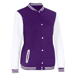 Chaqueta universitaria de moda para hombre, chaquetas de béisbol de bombardero ajustadas informales, abrigos deportivos de manga larga, chaquetas de béisbol universitarias - Product Image 2