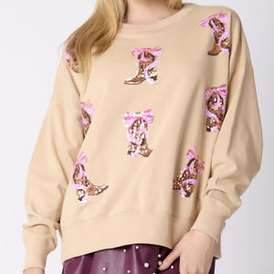 Sweat-shirt à capuche avec strass pour femmes avec nouveau design Stylish Streetwear Breathable 100% Cotton Fleece - Product Image 5