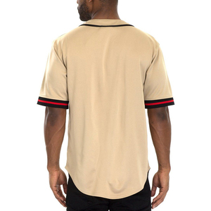 OEM Étiquette privée Logo personnalisé Jersey de baseball en polyester respirant 100% bon marché en gros pour hommes et femmes - Product Image 3