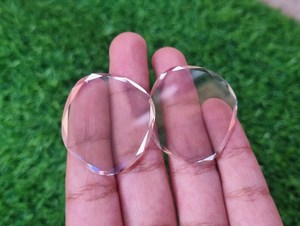 Moissanite blanche Polki diamant Moissanite blanc clair utilisé pour les bijoux Polki et le pendentif Moissanite bijoux personnalisés - Product Image 2