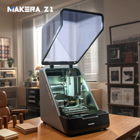Makera Z1 Máquina CNC de Grado Industrial con Cambio Rápido de Herramientas, Nivelación Automática, Grabado Láser con IA, Tipo de Láser de Diodo, Acrílico, MDF