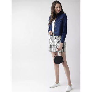 Veste en jean pour femme 2026, haute qualité, vente en gros, bouton, lavage, coton régulier, service OEM - Product Image 4