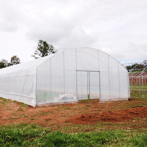 Kits de serres agricoles commerciales à simple travée et double couche en PE avec <span class=keywords><strong>tunnel</strong></span> en film <span class=keywords><strong>plastique</strong></span> <span class=keywords><strong>pour</strong></span> la culture de légumes et de fraises - Product Image 1