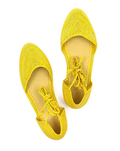 รองเท้าผู้หญิงโมร็อกโก, รองเท้าทำด้วยมือ Raffia โมร็อกโก - Product Image 1