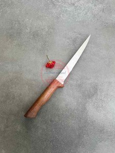 Cuchillo de filete hecho a mano personalizado Cuchillo De Filete de acero inoxidable con mango de madera Cuchillos de chef de cocina - Product Image 5