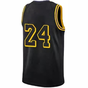 Maillot de basket-ball brodé original de haute qualité cousu pour jeunes - Product Image 3