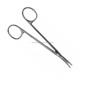 Ciseaux à suture de 120 mm, courbés, en acier inoxydable de qualité chirurgicale, instrument chirurgical manuel, certifié CCC, OEM disponible - Product Image 3