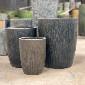 Maceta Clásica de Cerámica Esmaltada Resistente a las Heladas, Hecha a Mano, Ecológica, Duradera, con Orificio de Drenaje, para Jardín Exterior y Hogar - Product Image 3