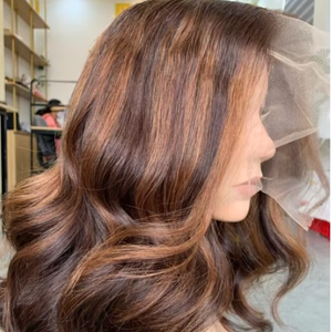 Perruque frontale en dentelle cheveux humains Deep Wave 180% densité 13x4 HD Perruques frontales en dentelle transparente Perruque frontale en dentelle cheveux humains pré plumée - Product Image 1