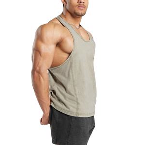 Venta al por mayor de camisetas con logotipo personalizado Atlético gimnasio Fitness entrenamiento correr camisetas hombres culturismo Stringer Tank Top Tank Tops - Product Image 4