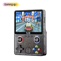Console de jeu portable Gamegaga X6 avec écran de 3,5 pouces, console de jeu vidéo rétro classique portable pour enfant, cadeau de Noël