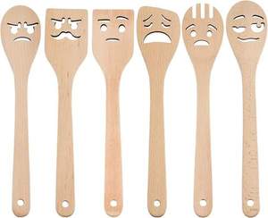 <b>Wooden</b> kitchen utensils durable cooking tools handcrafted eco friendly spatula <b>spoon</b> ladle <b>set</b> for modern home kitchen - Product Image 4