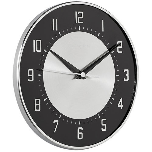 Metal Art Wall Clock-Modern Design Waterproof Luminous Display Customizable Color & Size Quartz Analog