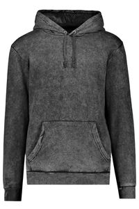 Sweat à capuche d'hiver écologique pour hommes de haute qualité vêtements de rue entraînement impression numérique solide Vintage lavé 100% coton - Product Image 3