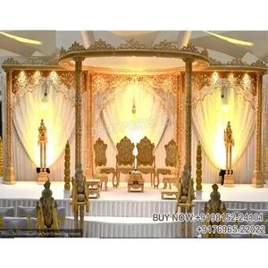 Boda tradicional Palacio de doble Polo Mandap Gujarati Ceremonia DE BODA Vidhi Mandap Reino Unido Boda DEL SUR DE LA India Mandap - Product Image 1