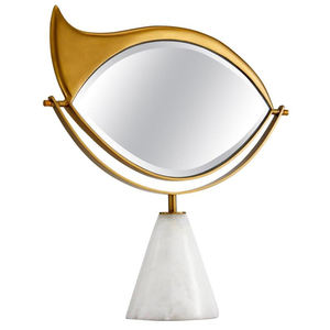 Espejo de Maquillaje Metálico de Moda para Mujer y Decoración de Interiores, Espejo de Tocador de Lujo Decorativo - Product Image 3