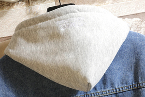 <b>Mens</b> Loose Casual Denim <b>Vest</b> with Hood and Collar | Comfortable Jean <b>Vest</b> Coat | Regular Length Streetwear Fashion Outerwear - Product Image 4