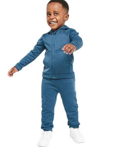 Ropa al por mayor chándal para niños estampado de algodón polar manga completa chándales con cremallera para niños chándal - Product Image 6