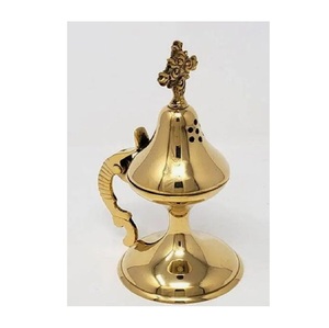 Brûleur d'encens en laiton de qualité élégante Table de mariage de luxe Bakhoor brûleur en acier inoxydable aromathérapie décor à la maison Offres Spéciales - Product Image 2